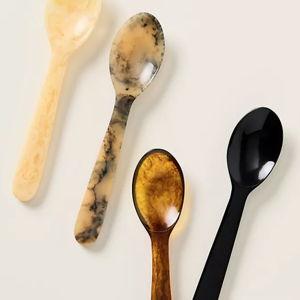 Mignon Resin Teaspoons, Set of 4