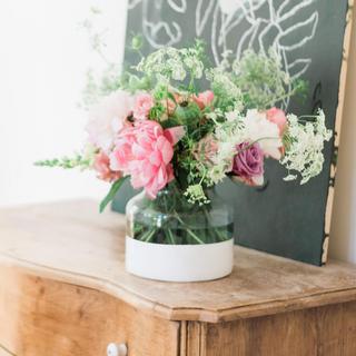 Colorblock Flower Vase