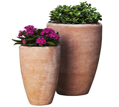Belize Bowl Planter, Tall, Set of 2