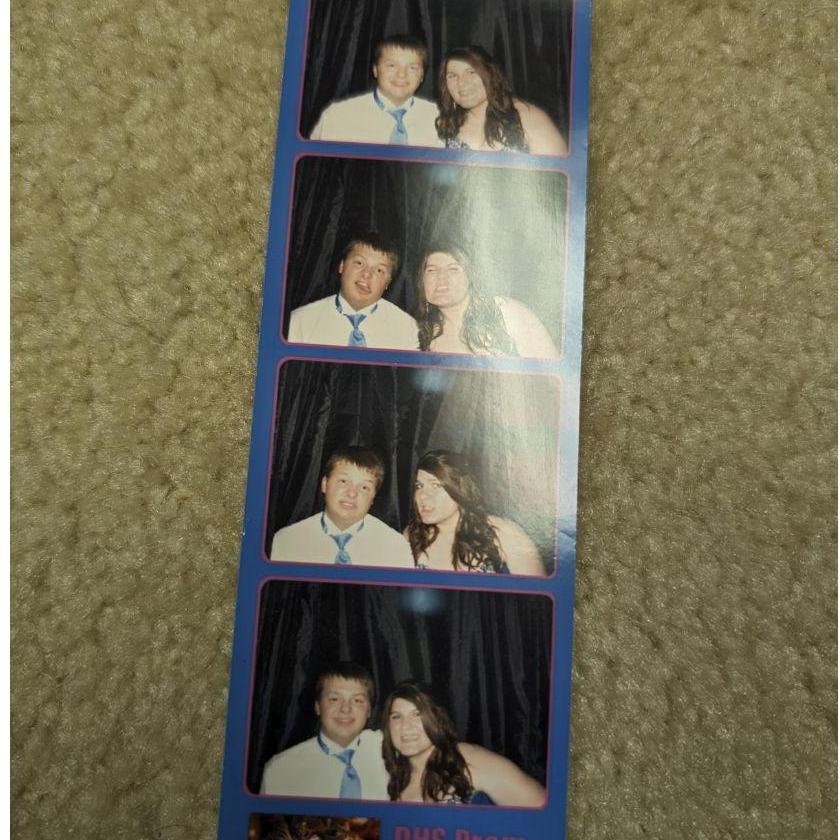 The infamous photobooth pictures that Blake saved for all these years