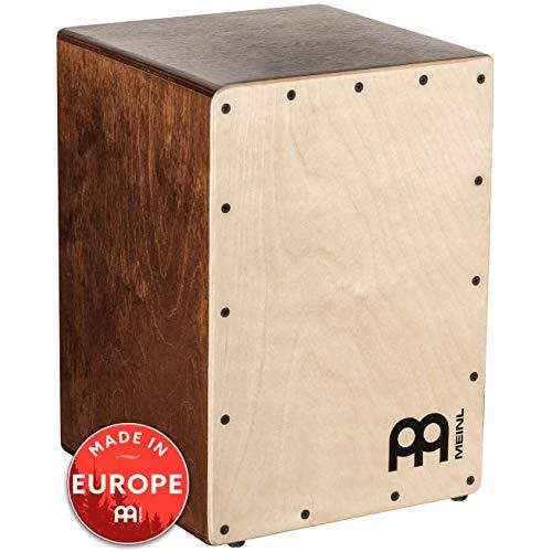 Meinl Cajon Box Drum with Internal Snares — MADE IN EUROPE — Baltic Birch Wood Compact Size, 2-YEAR WARRANTY, JC50LBNT