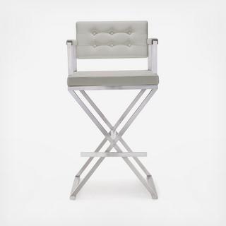 Director Steel Bar Stool