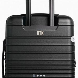 Personalized BÉIS 'The Carry-On Roller' in All Black - All Black Carry On Rolling Luggage