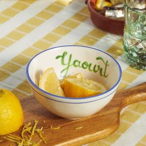 Harlie Brown Studio Belle Journée Stoneware Bowl - Yaourt