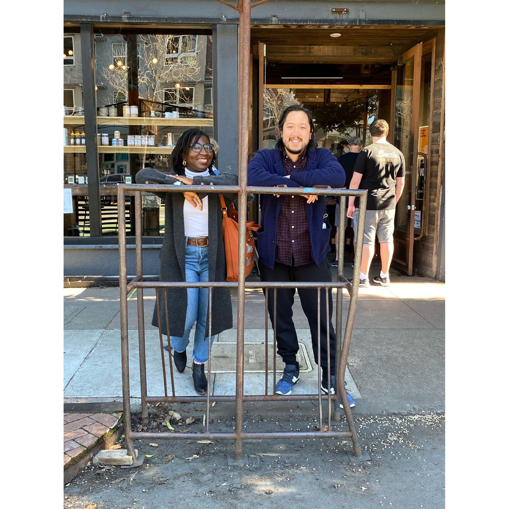Our first date was at this coffee shop!