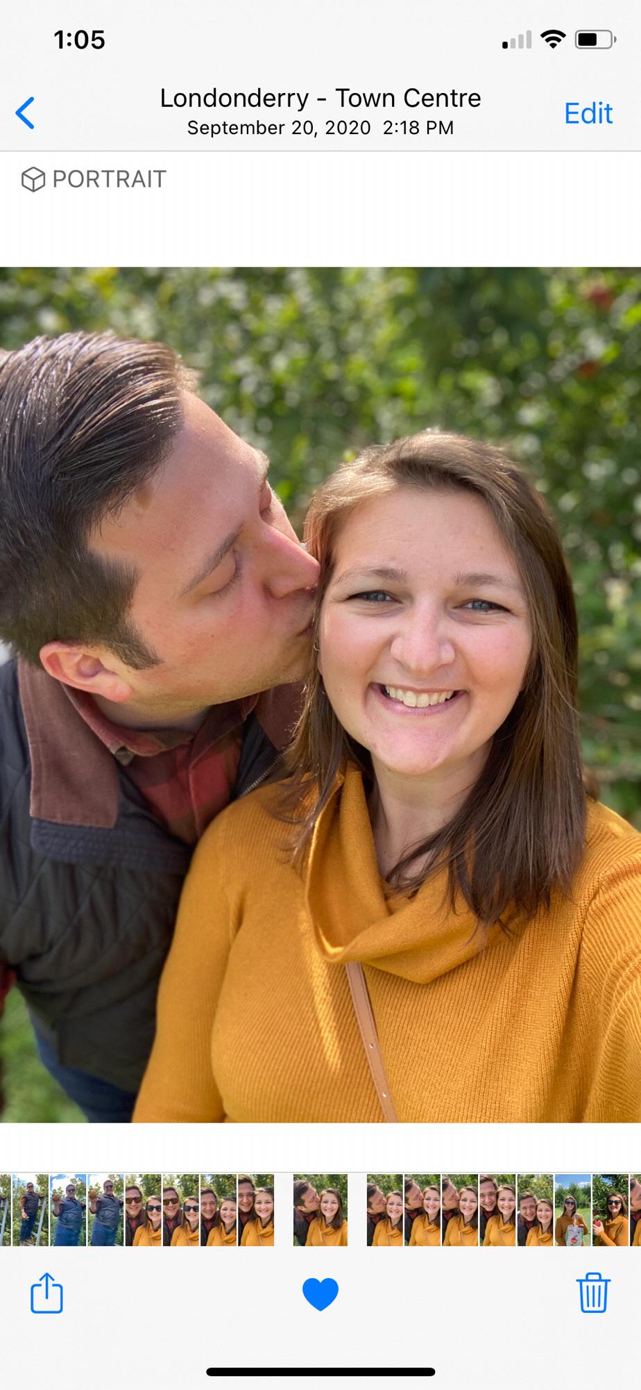 Taking the new New Hampshire girl on a classic fall apple picking adventure :)