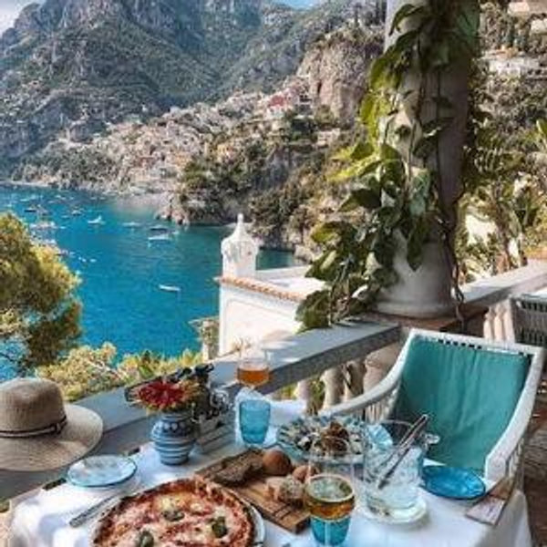 Dinner For Two in Positano