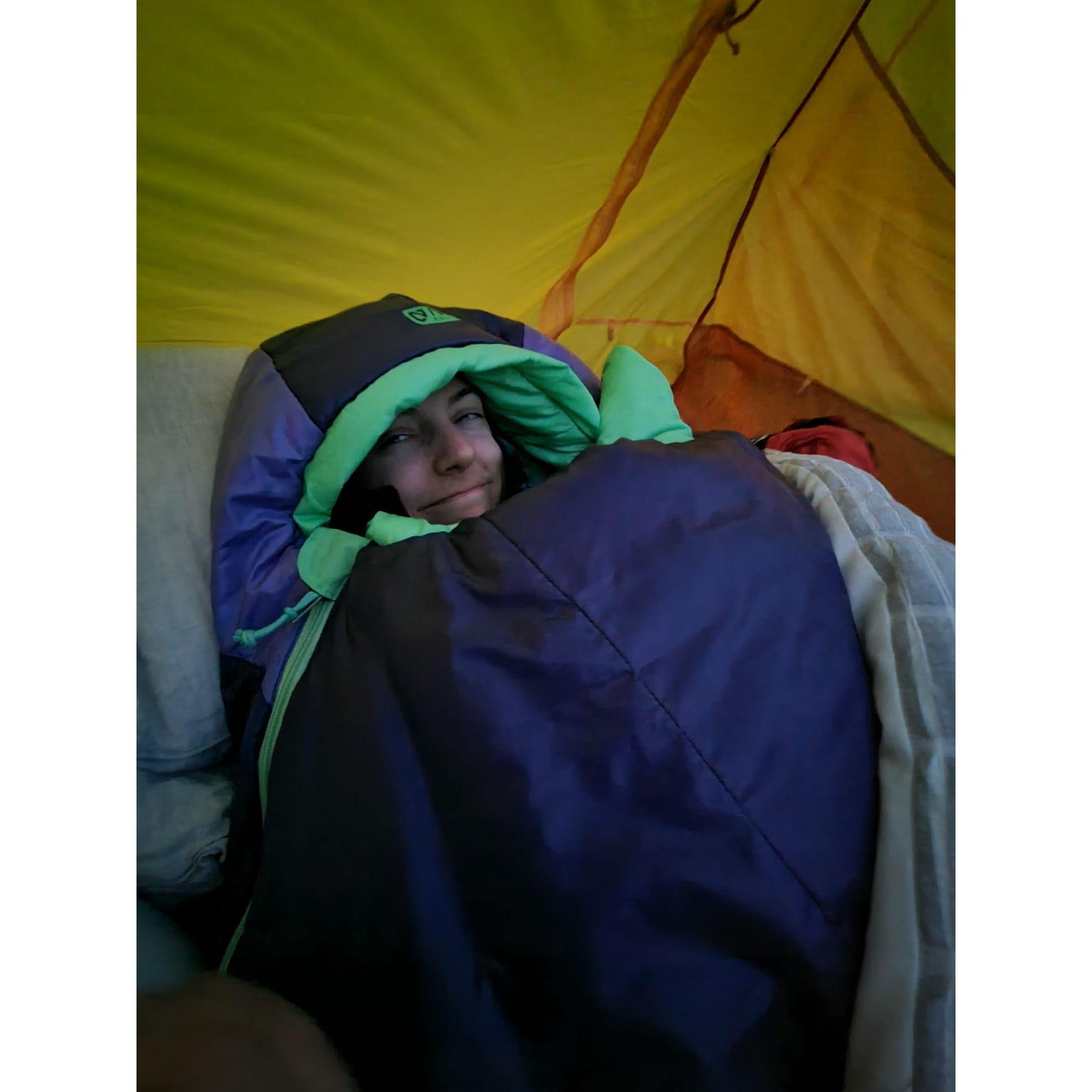 Em's first time camping (Whitewater State Park)