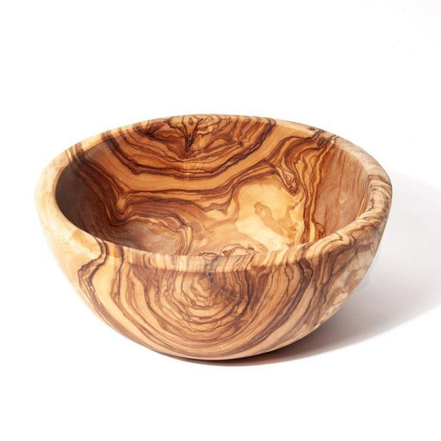 Olive Wood Salad Bowl Set