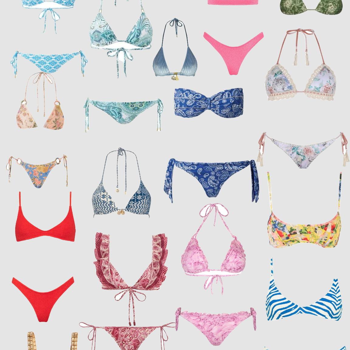 Since the bride will be wearing white on both beach days, we kindly ask that you wear a colored bathing suit on those days. Both one-piece and two-piece options work beautifully, as shown here.