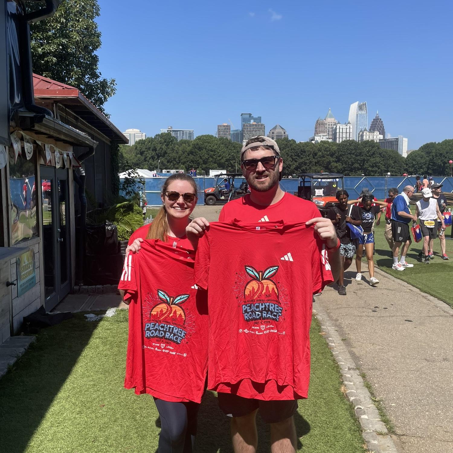 Our First Peachtree Road Race, July 2025