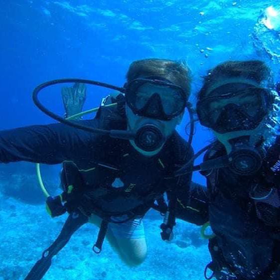 Diving in Cozumel, Mexico.