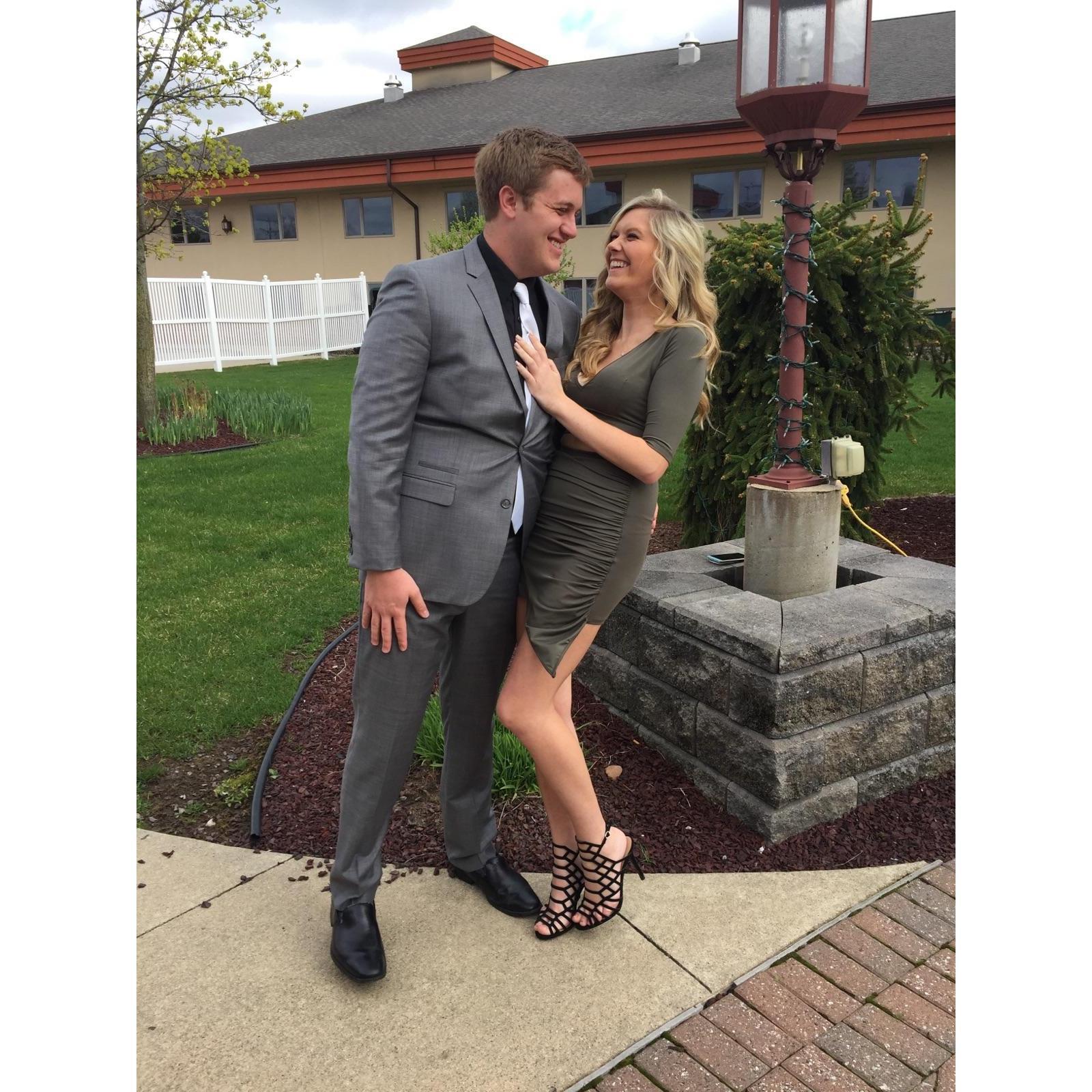 Alpha Sig formal - our first month together