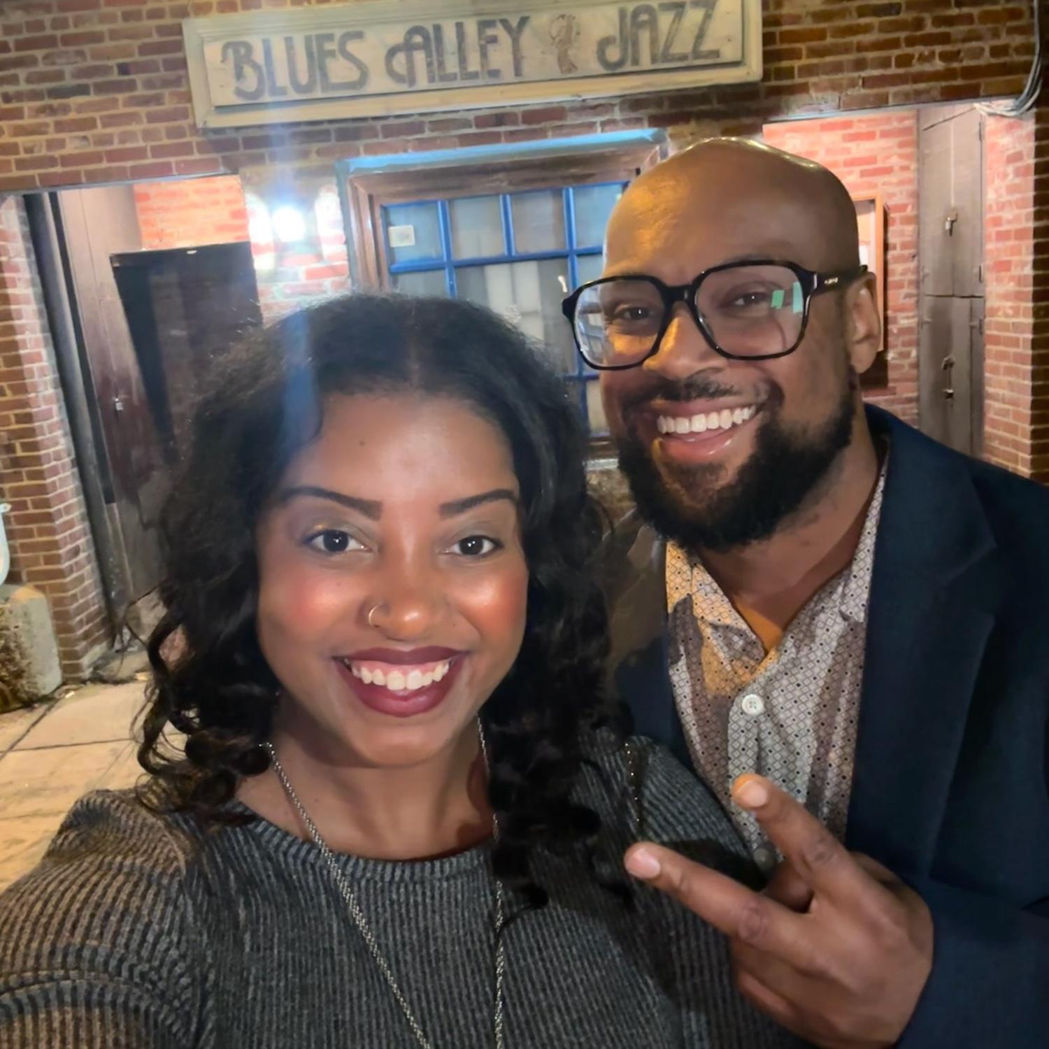 Blues Alley was the location of our first date in Oct. 2019. We returned there in Oct. 2022 to relive that special night