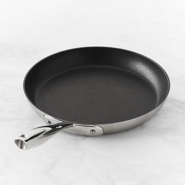 Williams Sonoma Thermo-Clad™ Brushed Nonstick Omelet Pan, 9"
