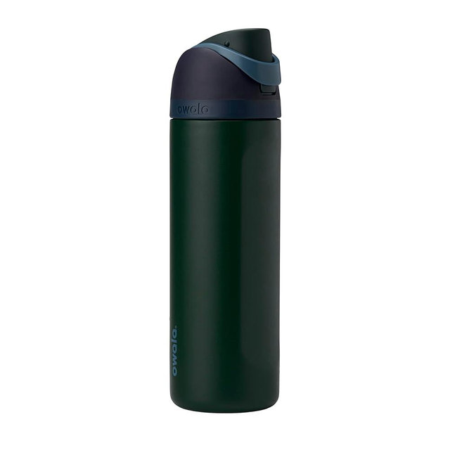 Owala FreeSip Insulated Stainless Steel Water Bottle with Straw, BPA-Free Sports Water Bottle, Great for Travel, 24 Oz, Lost Signal