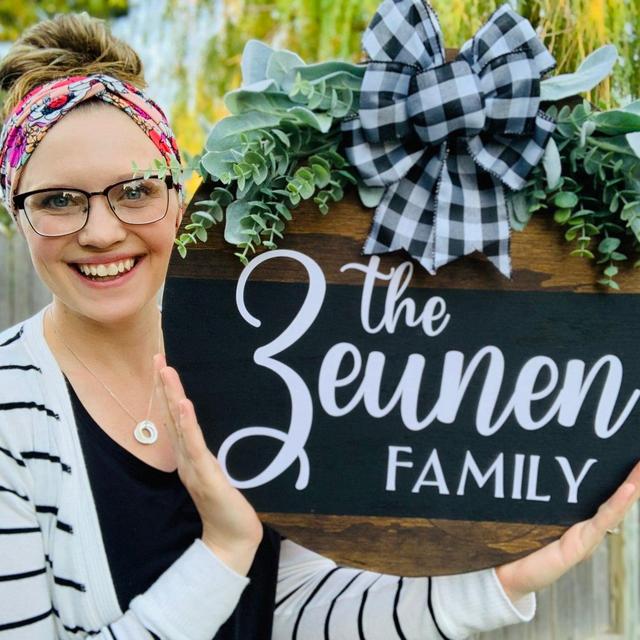 Front Door Decor | Last Name/Family | Door...