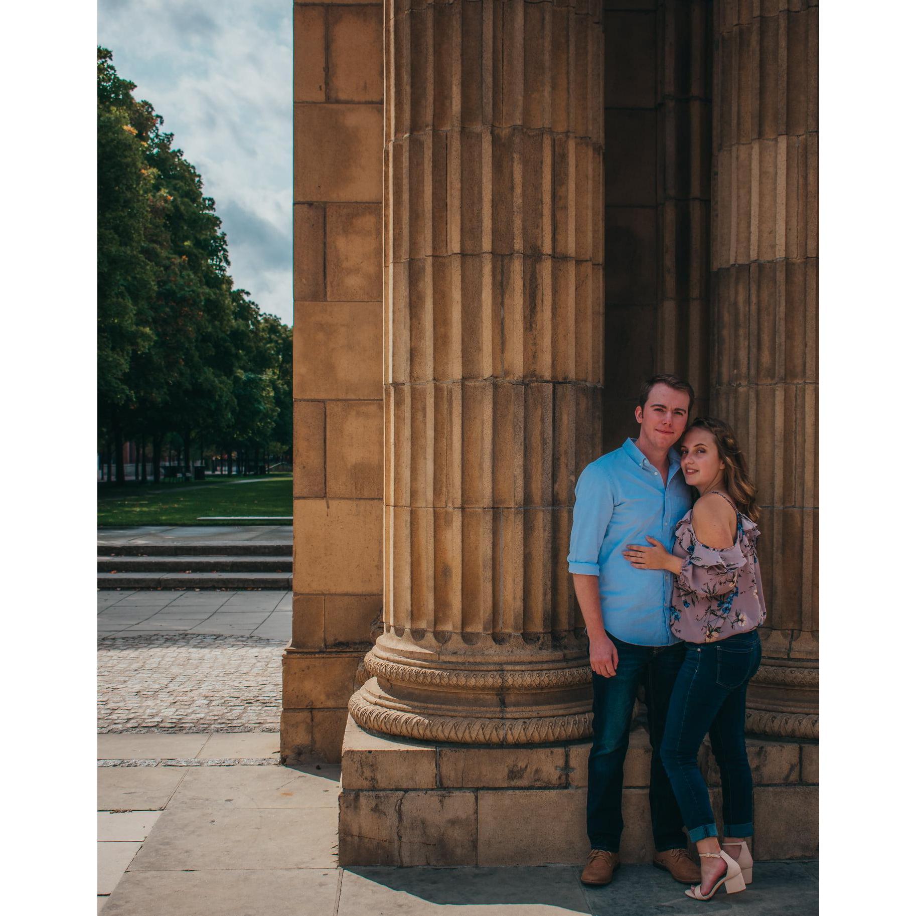 Right before he proposed!! (PC: Taylor Cook)