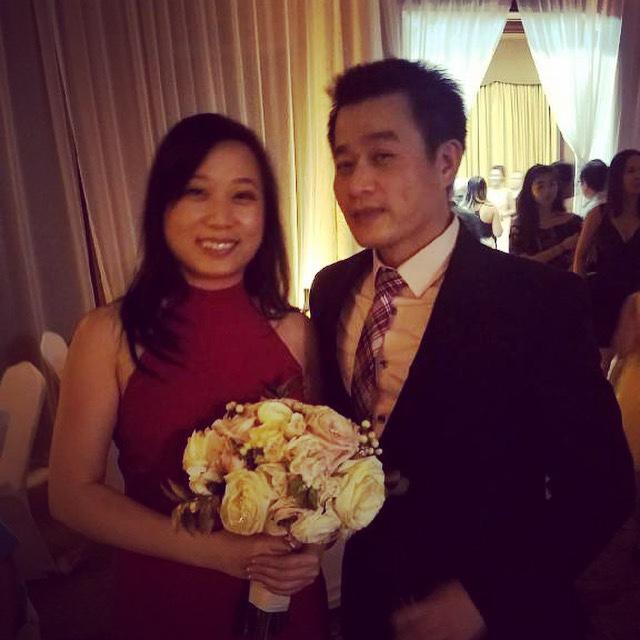 After catching his sister’s bridal bouquet, it’s finally my turn to be the bride! 👰🏻‍♀️🤵🏻🥰