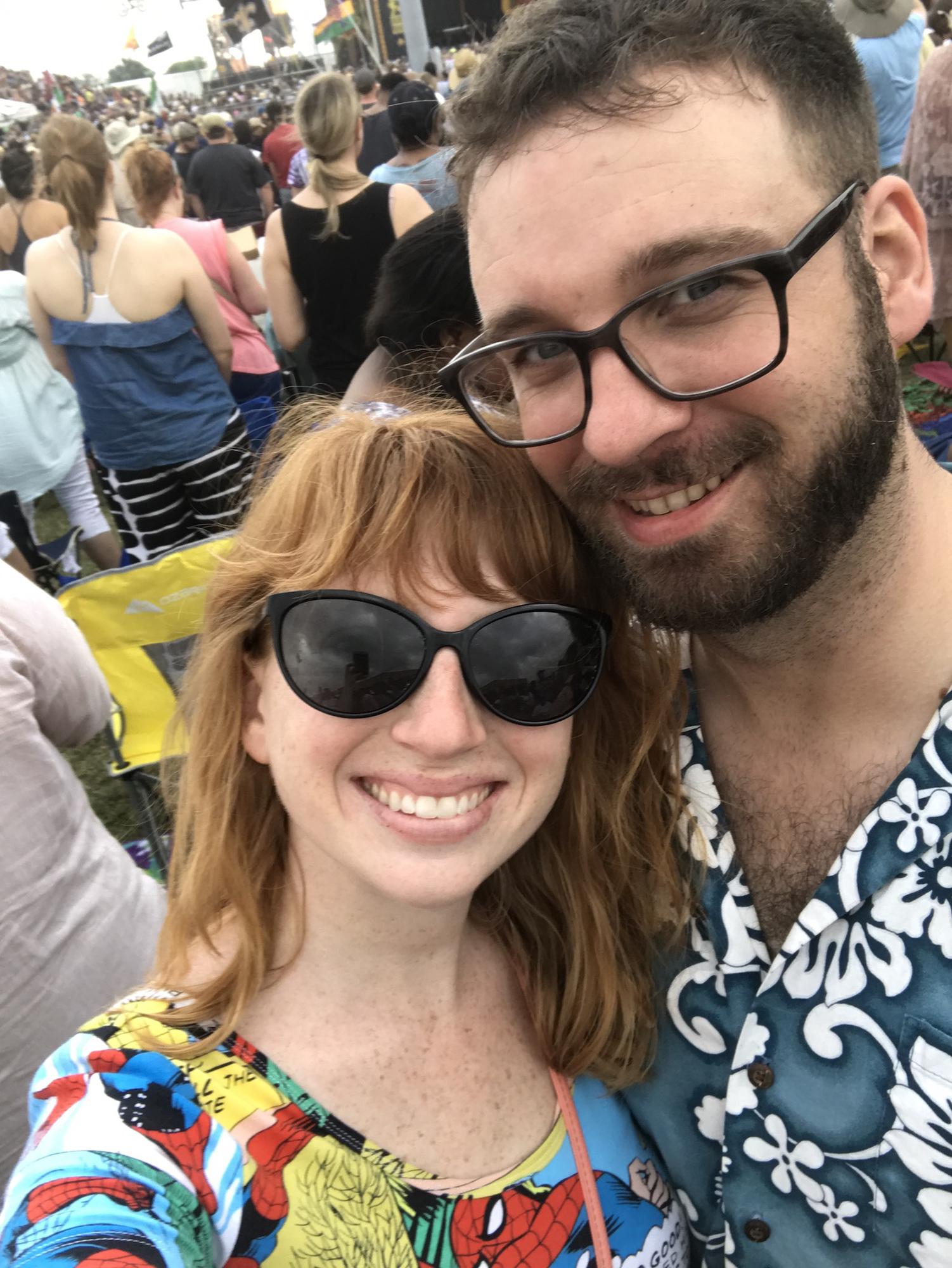 Our first Jazzfest together.