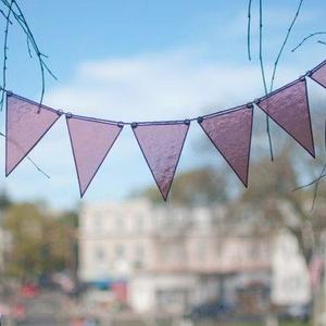 SEGO Stained Glass Bunting - Purple