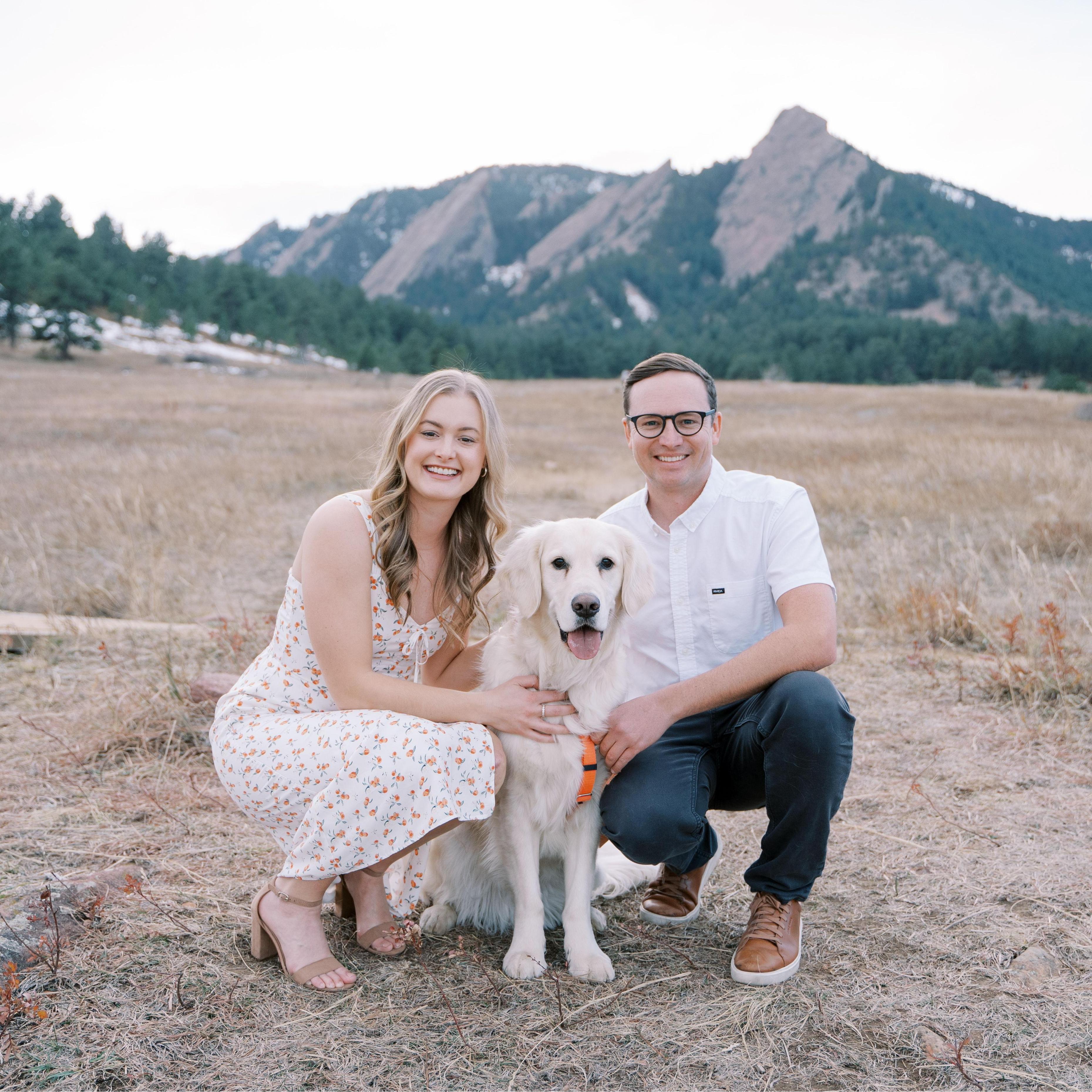 Engagement shoot in Boulder... Go Rams!