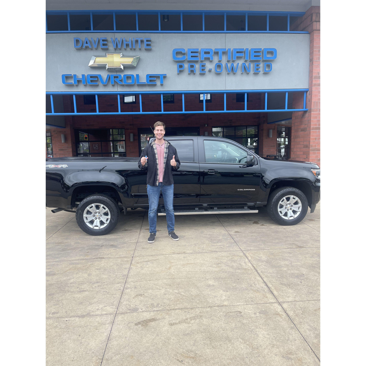 And he brought her to buy a truck!