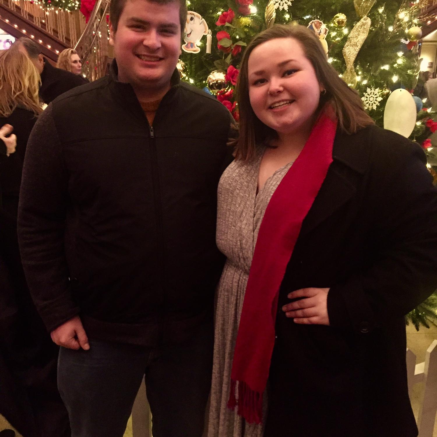 Beauty and the Beast was the first Paramount show that Maddy and Cole attended together. Maddy and her family love theatre, so she was glad she could introduce Cole to the Paramount just before Covid.