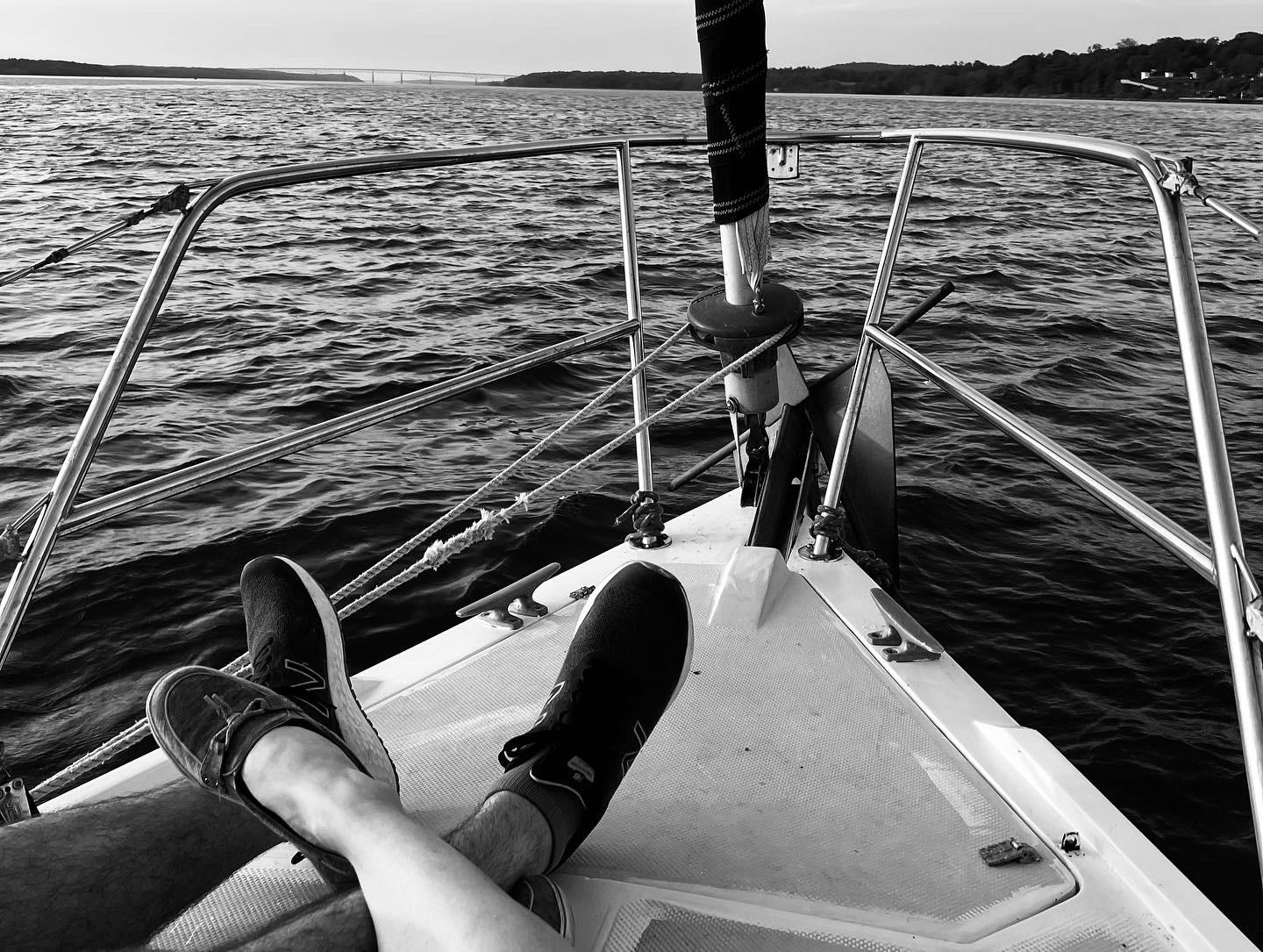 Took David out sailing for his first time. It was really lovely.