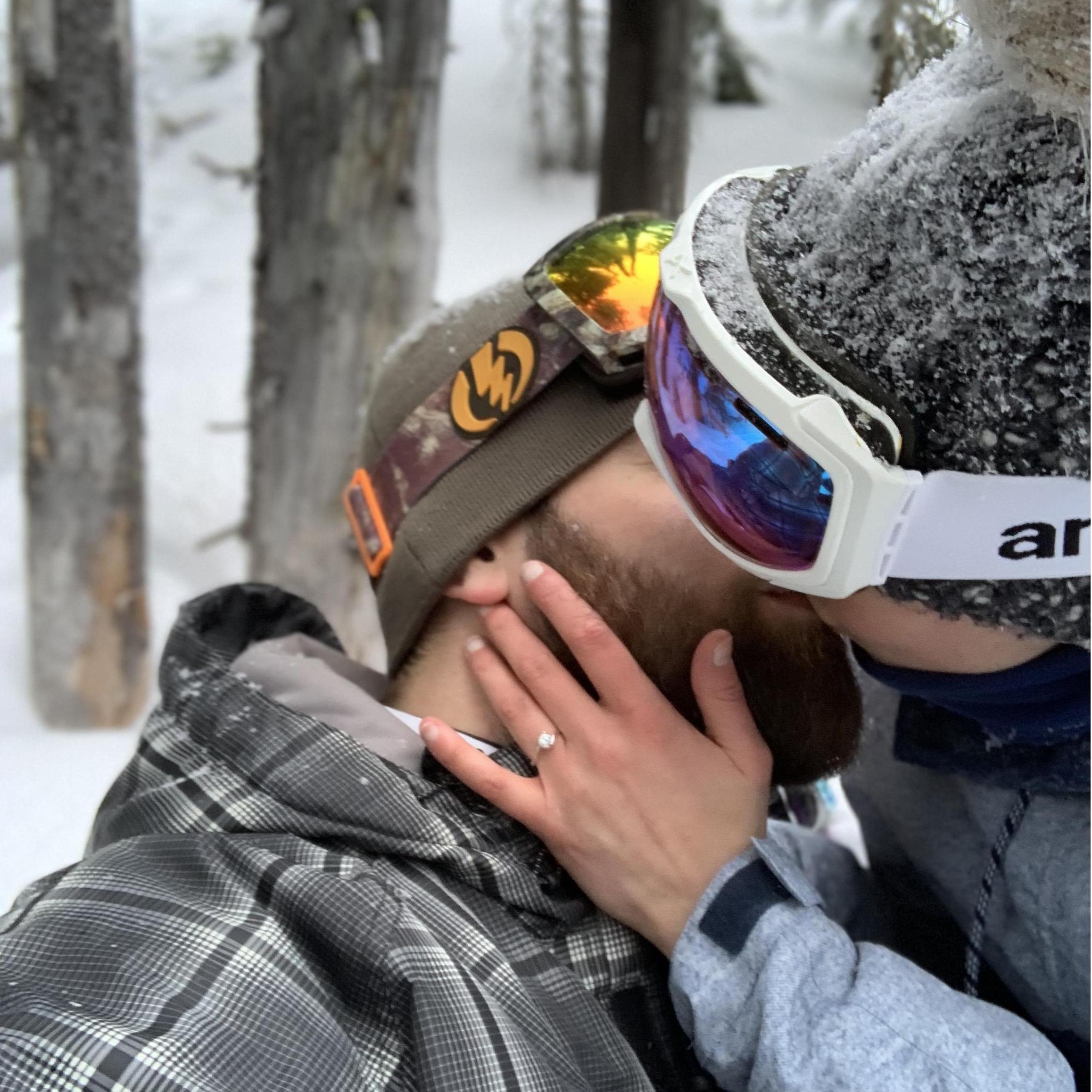 Moments after Tommy proposed to Kirsten!