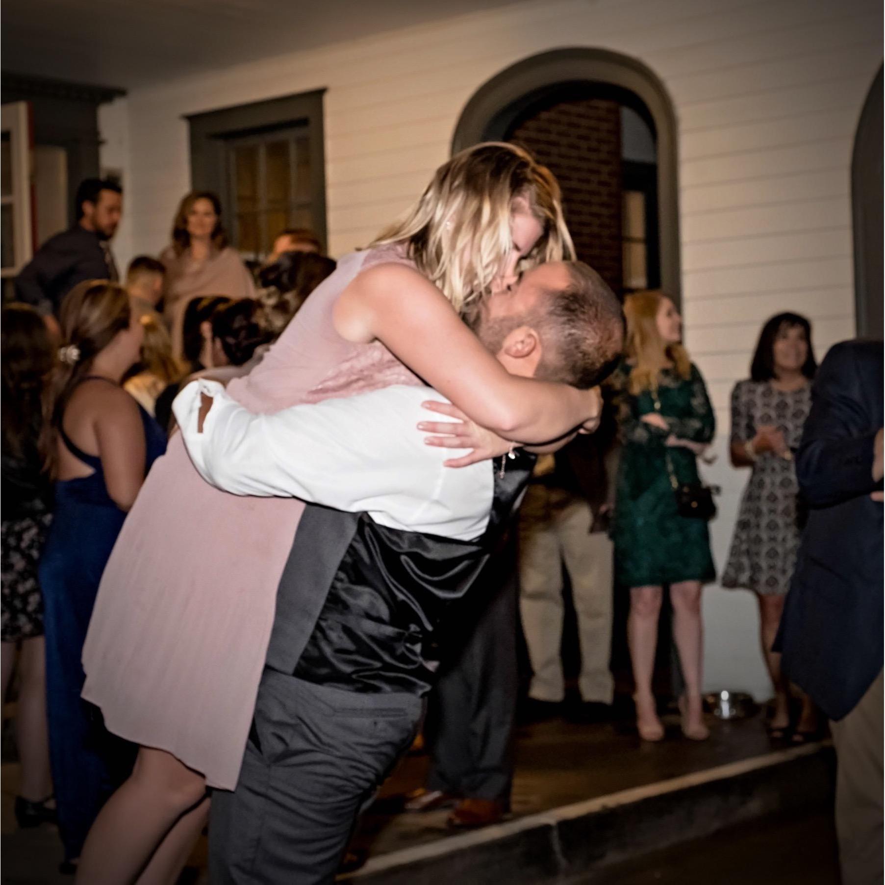 This photo was captured right after we sent Stephanie and Cory off as newly weds. We couldn't help but feel the love as well.