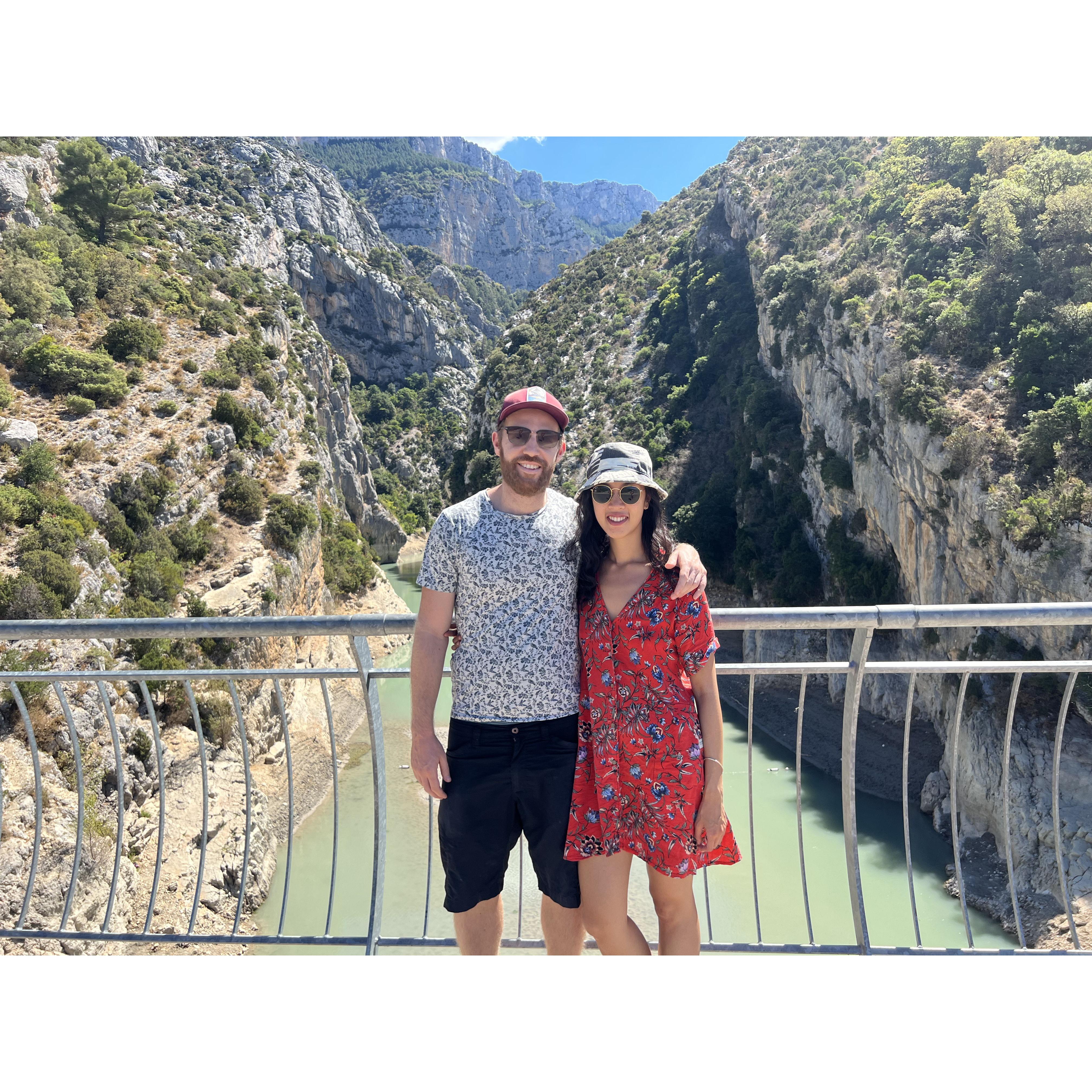 Our first time in the Gorges du Verdon in 2022!