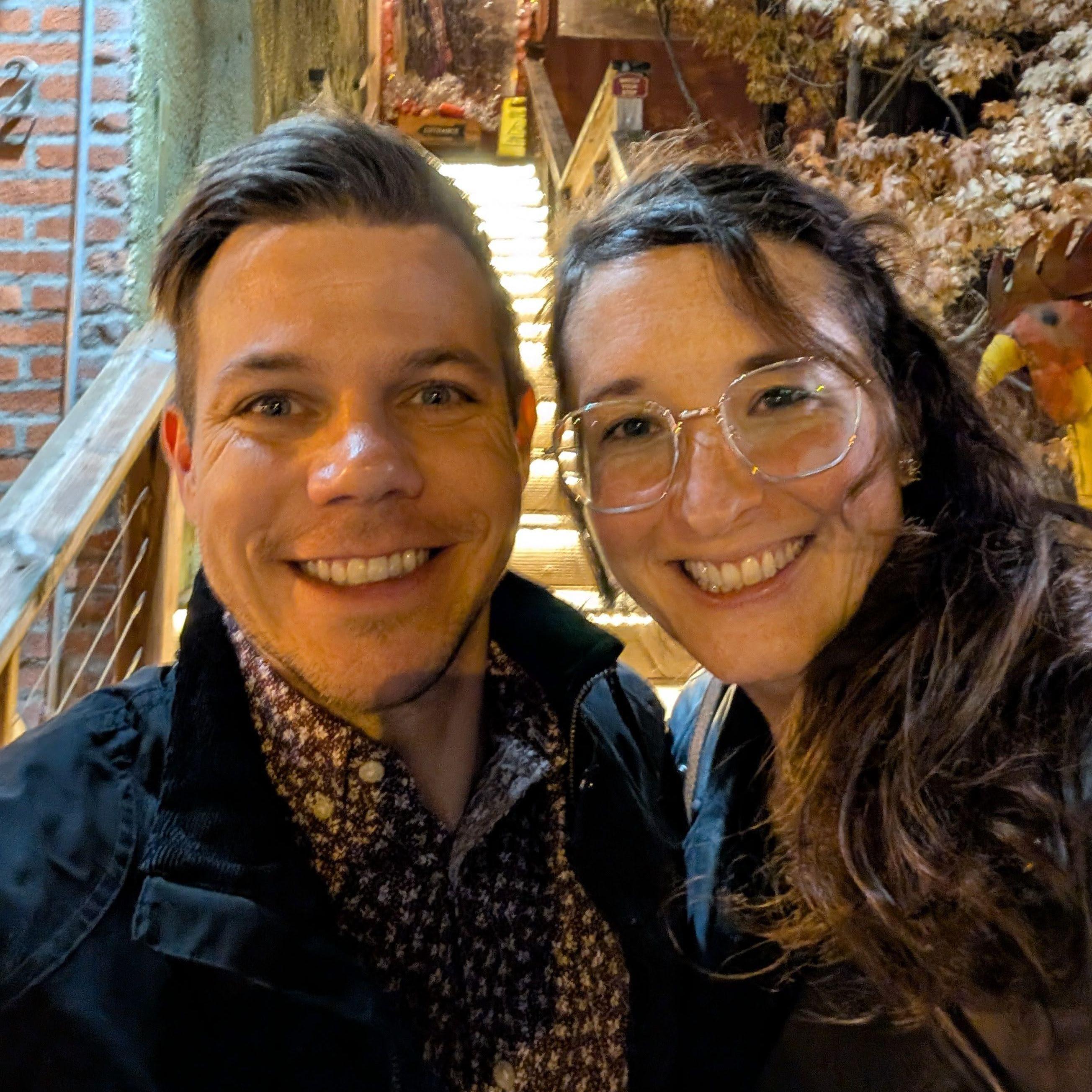 Engagement dinner at our favorite place in Parkville!