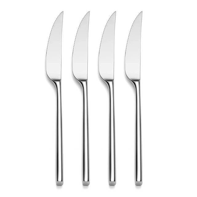Kate Spade Malmo 4-Piece Steak Knife Set, 1.05, Metallic