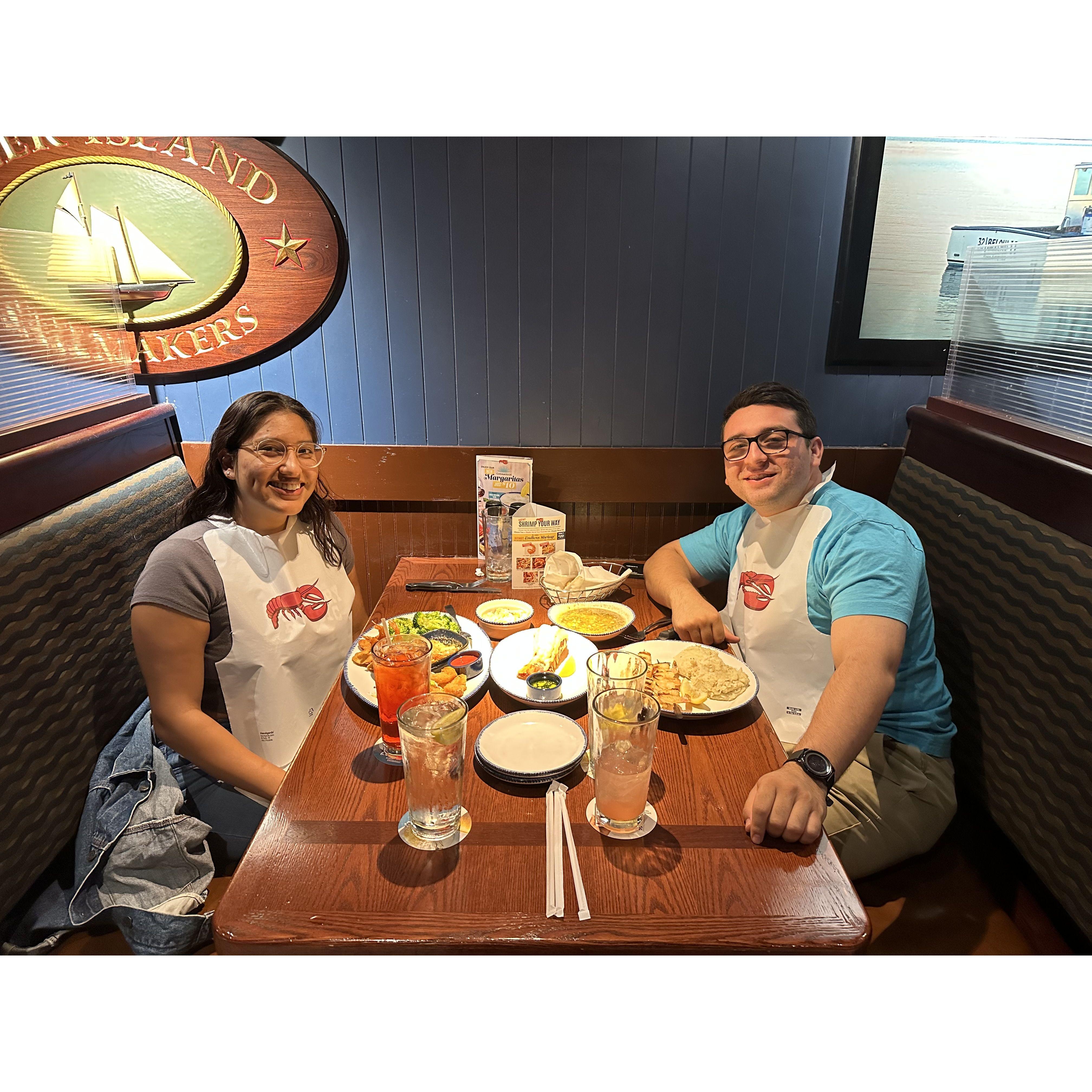Our first (and last) time at Red Lobster