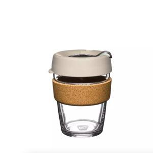 12oz glass reusable coffee cup | recovered cork | KeepCup (Color: FILTER)