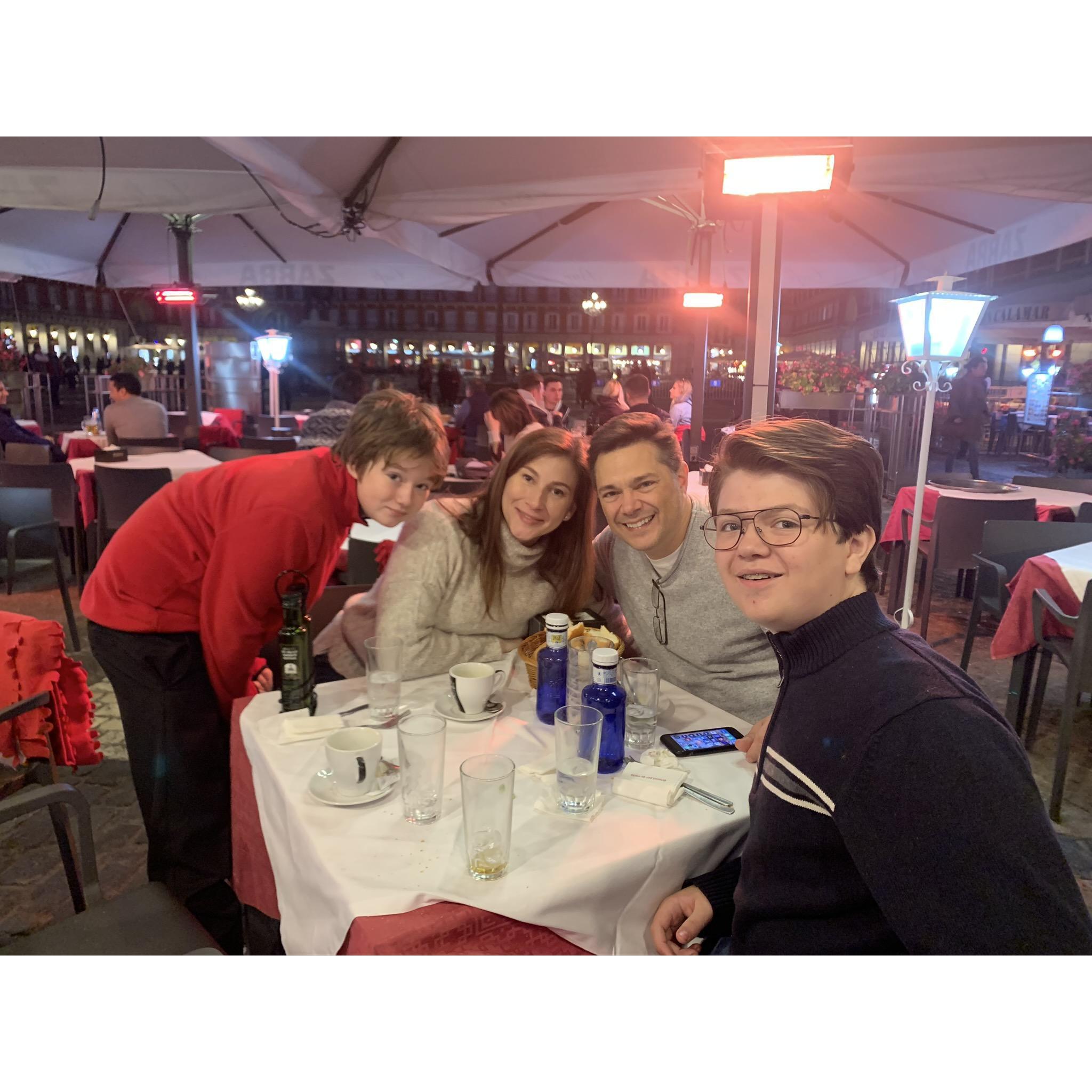 Trip to Spain for Matt’s straight A’s!