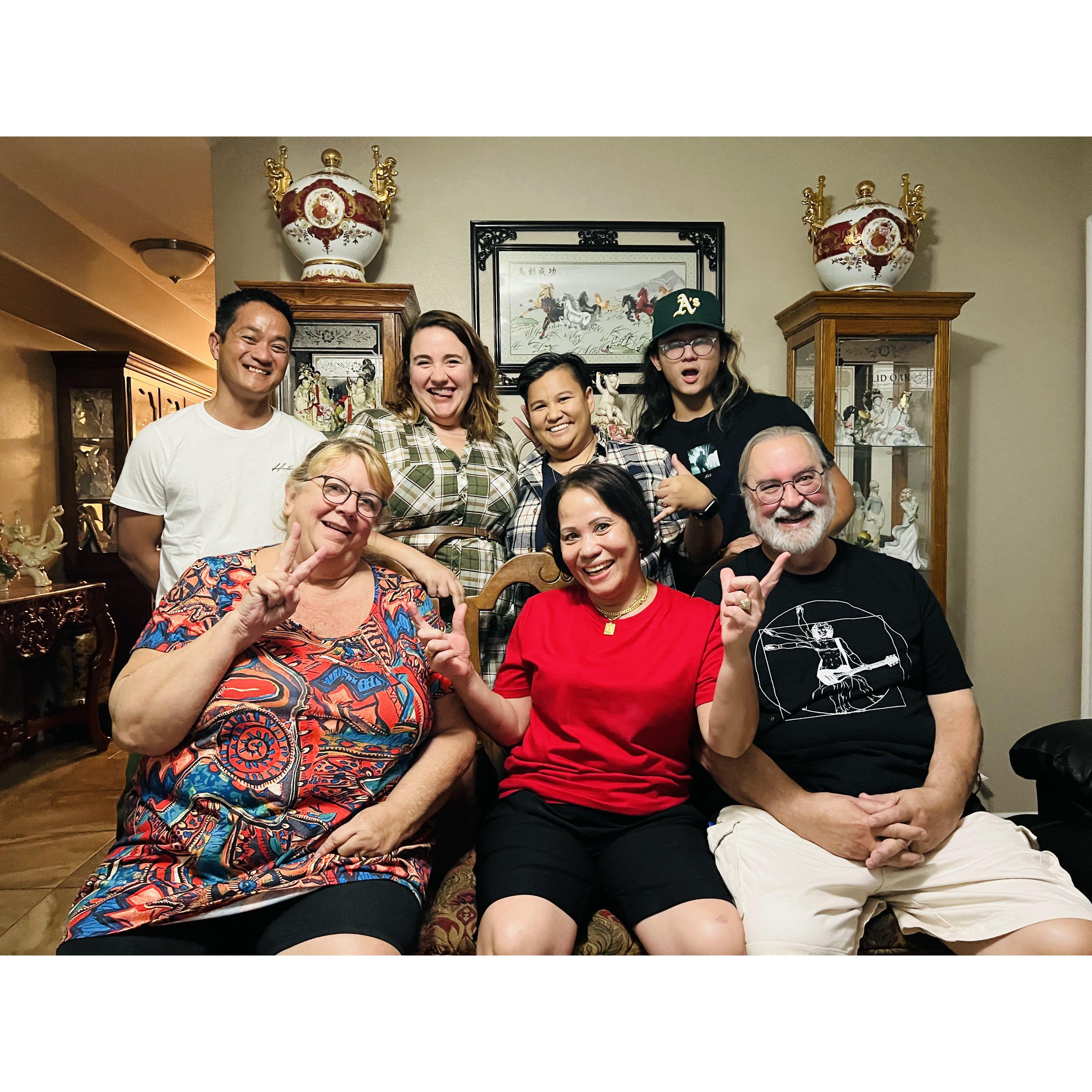 Families met! Clearly they get along haha
