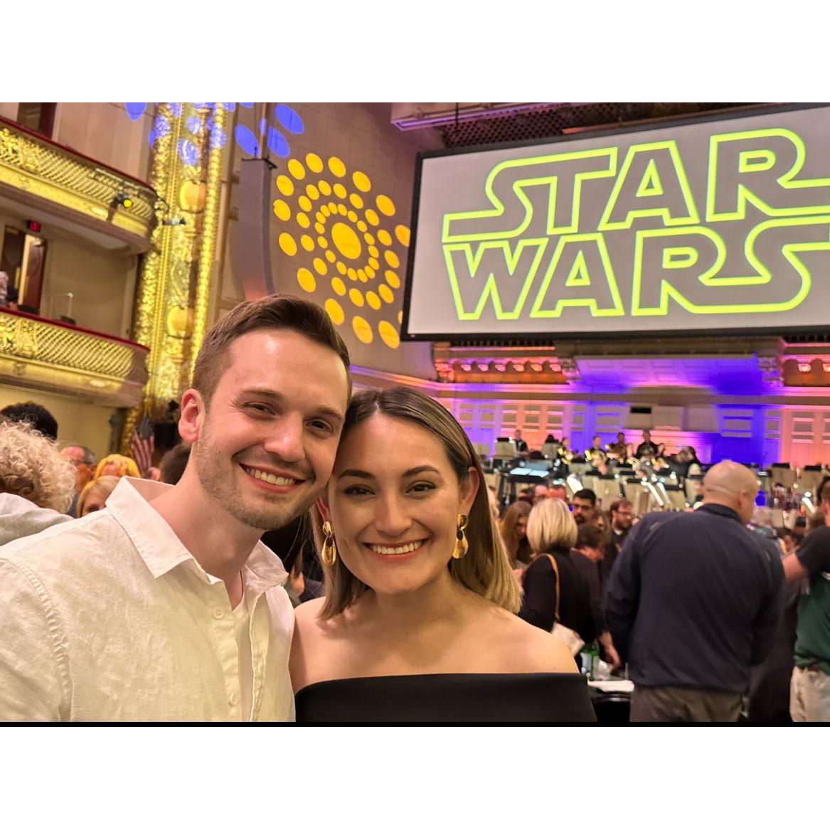Star Wars Concert! (Itzel had no idea what Star Wars was even until that photo )