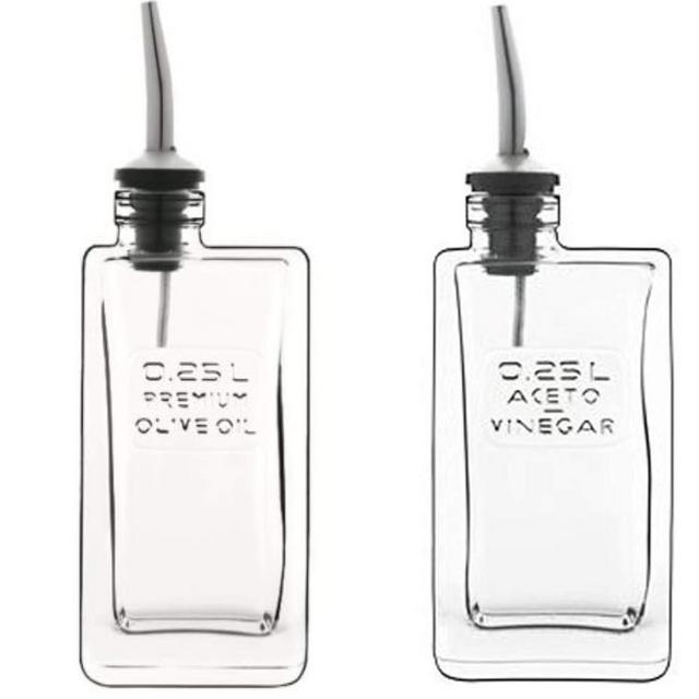 Kit - Optima-Olive Oil 0.25L - 8.5oz - Optima-Vinegar Bottle 0.25L - 8.5oz