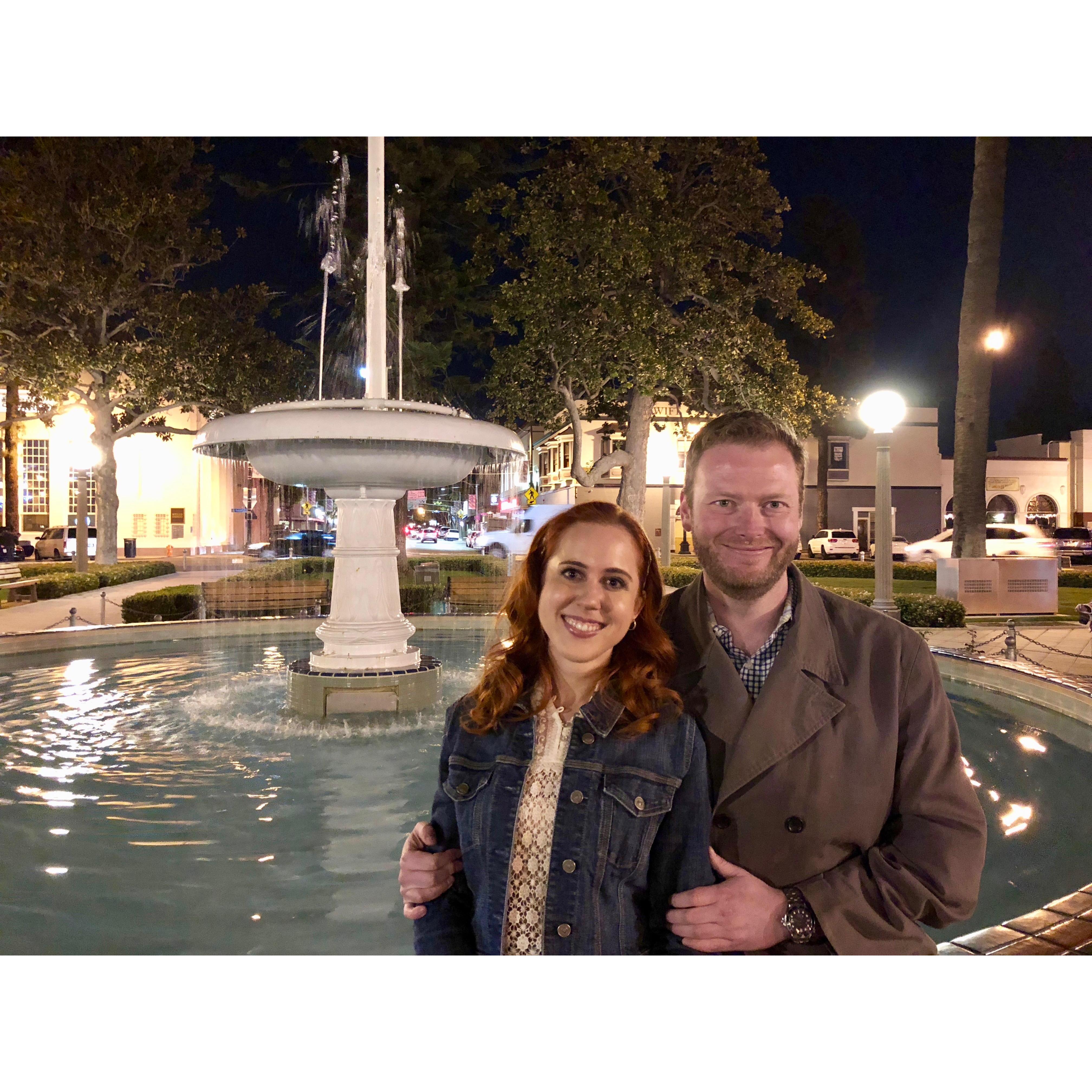 The first of Shawn's birthdays that he and Ann-Margaret spent together, on March 8, 2018 at the Orange Circle. Shawn told Ann-Margaret that it was the best birthday of his life!