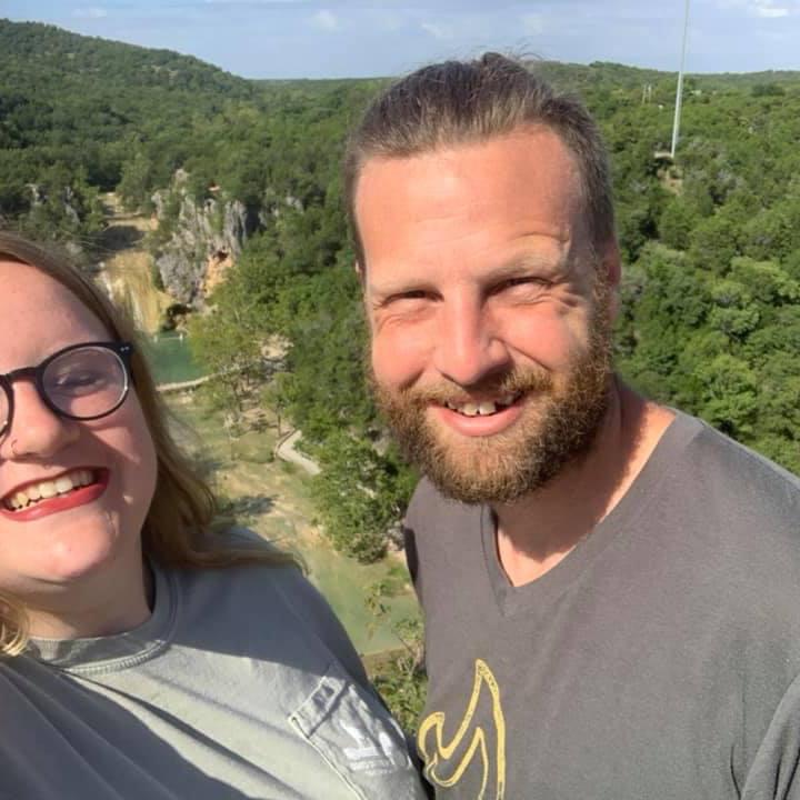 Our honeymoon in Turner Falls, Oklahoma❤️