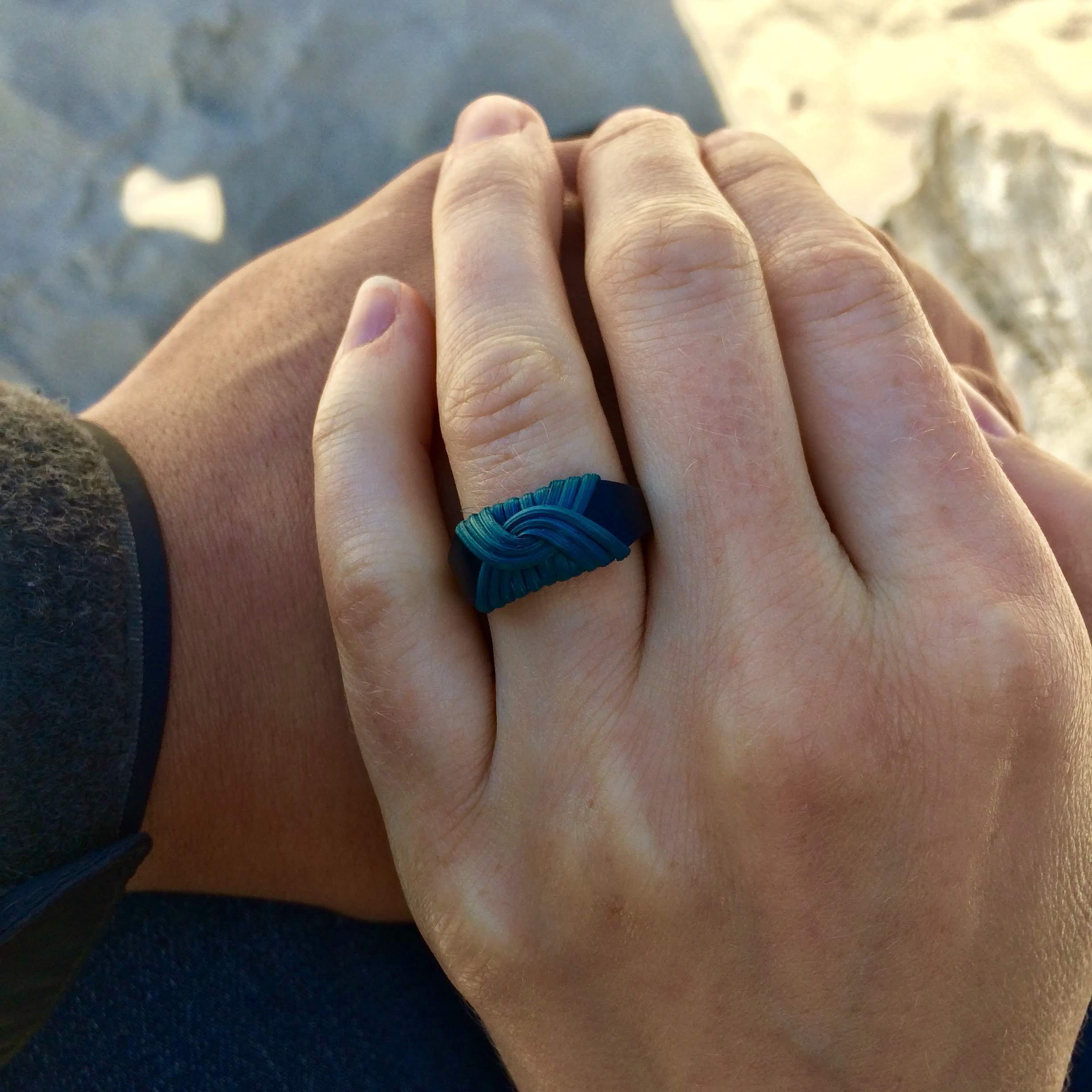 The ring from The Japanese Gardens that was used for the propsal