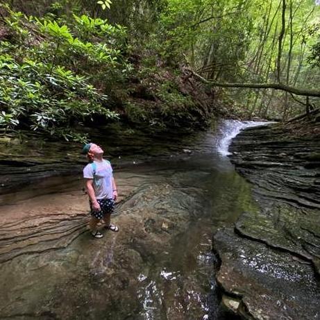 June 27, 2020: First forest swim: Devil’s Bathtub. -Duffield, VA
