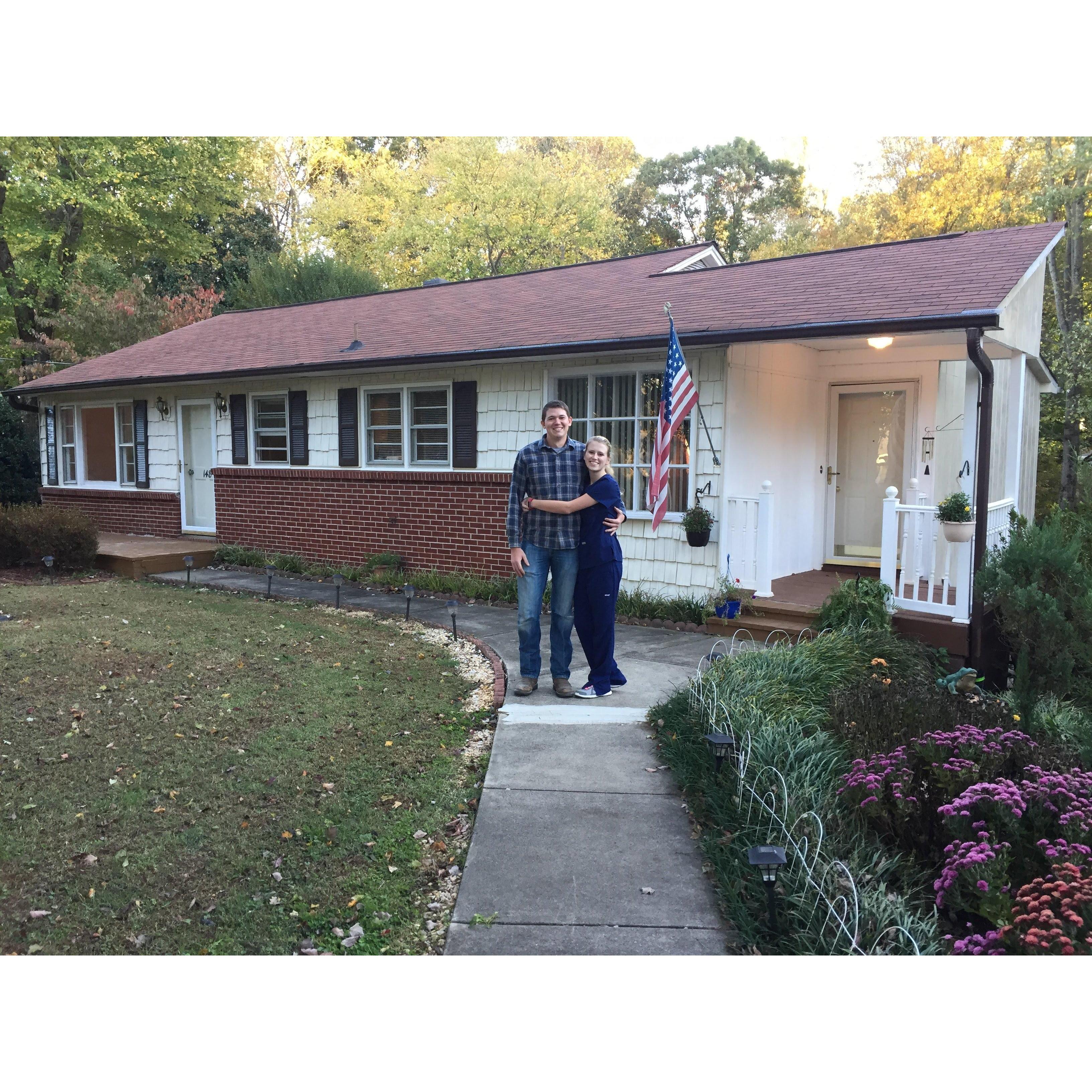 Tristan and Kate bought their first home in October 2017!