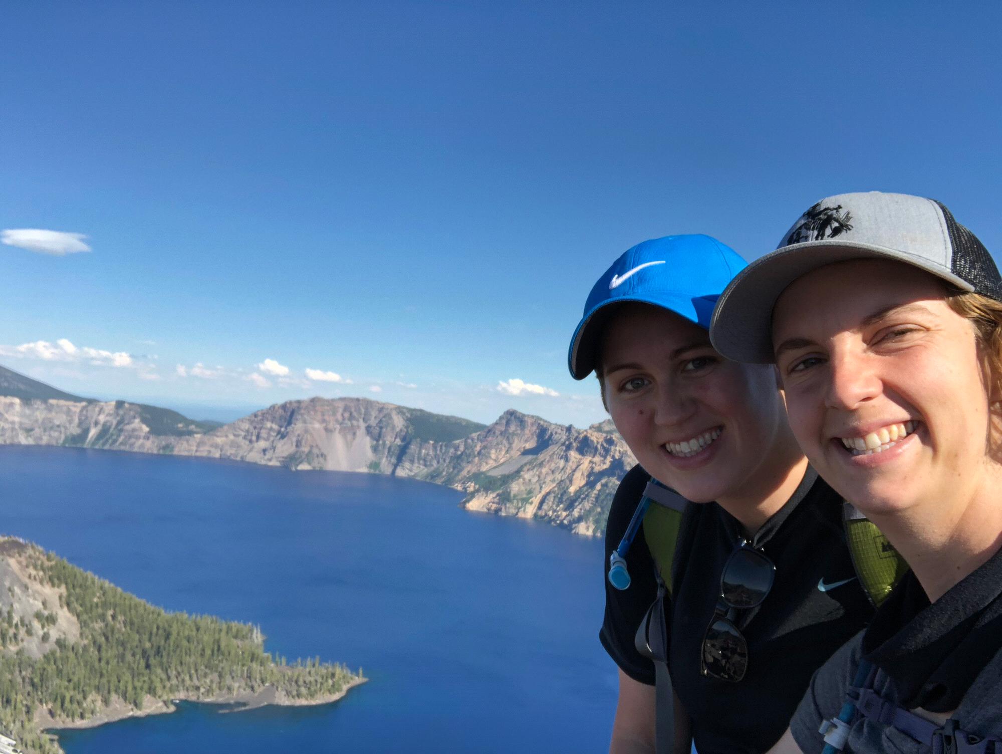 Hiking at Crater Lake