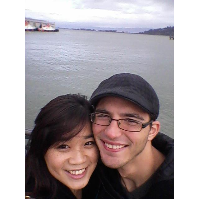 Our first trip together (San Francisco). Who knew we'd live and get married here 12 years later.
