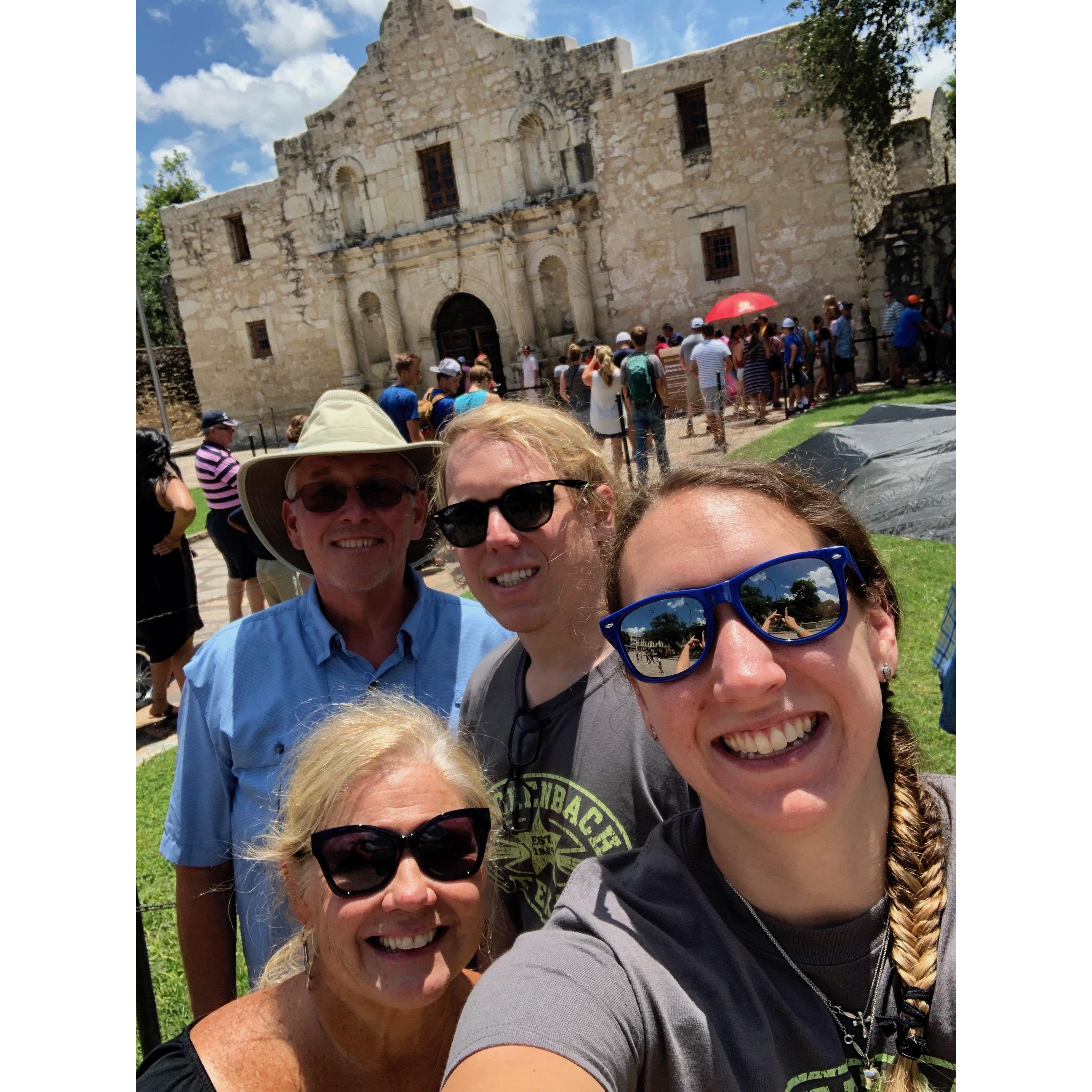 First trip together! We went to Texas for his family reunion (shout out to the Jenson clan!). Then we went to San Antonio and remembered the Alamo.