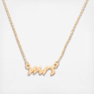Say Yes Mrs. Necklace