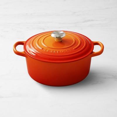 Le Creuset Signature Enameled Cast Iron Round Dutch Oven, 3 1/2-Qt., Flame